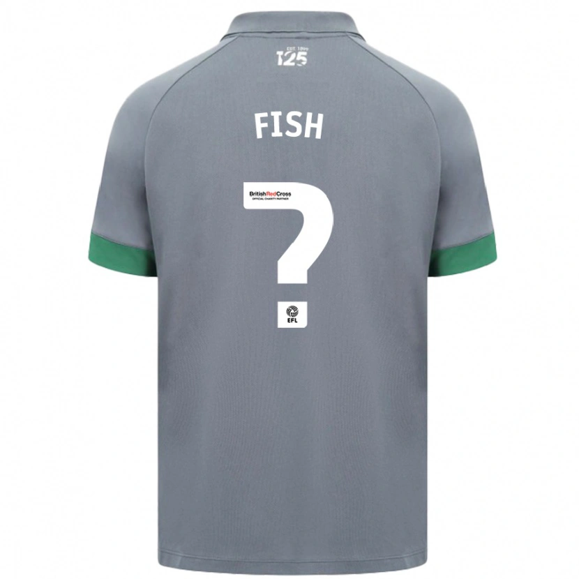 Danxen Kobiety Will Fish #0 Ciemnoszary Wyjazdowa Koszulka 2024/25 Koszulki Klubowe