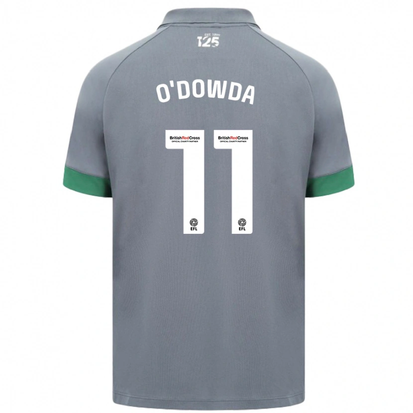Danxen Kobiety Callum O'dowda #11 Ciemnoszary Wyjazdowa Koszulka 2024/25 Koszulki Klubowe