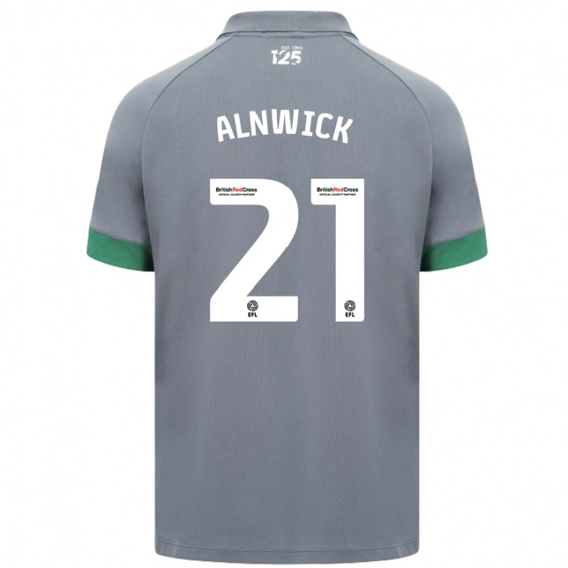 Danxen Kobiety Jak Alnwick #21 Ciemnoszary Wyjazdowa Koszulka 2024/25 Koszulki Klubowe