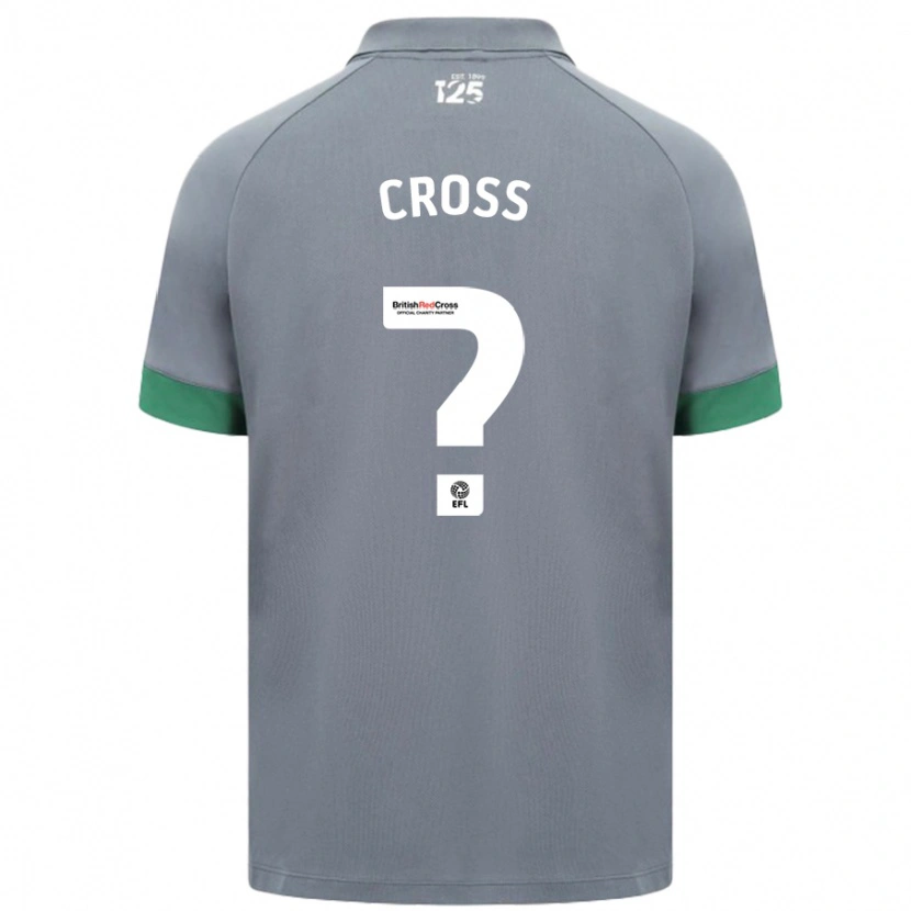 Danxen Kobiety Alex Cross #0 Ciemnoszary Wyjazdowa Koszulka 2024/25 Koszulki Klubowe