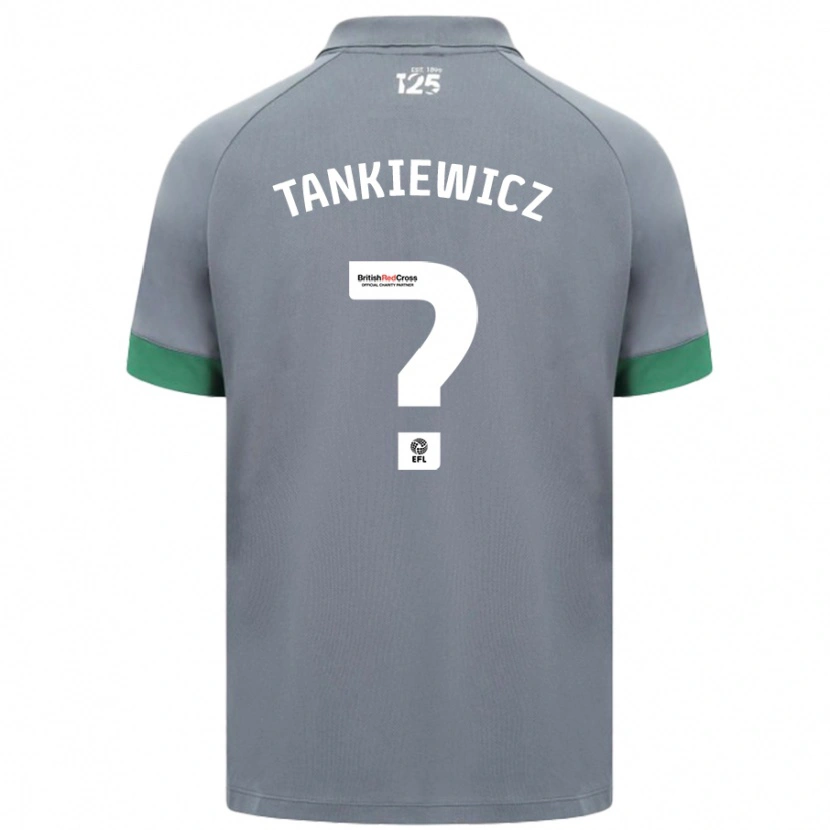 Danxen Kobiety Rob Tankiewicz #0 Ciemnoszary Wyjazdowa Koszulka 2024/25 Koszulki Klubowe
