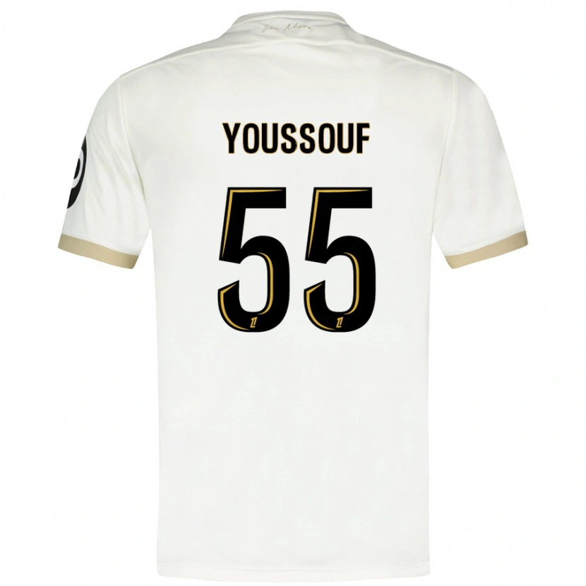 Danxen Kobiety Youssouf Ndayishimiye #55 Biało-Złoty Wyjazdowa Koszulka 2024/25 Koszulki Klubowe