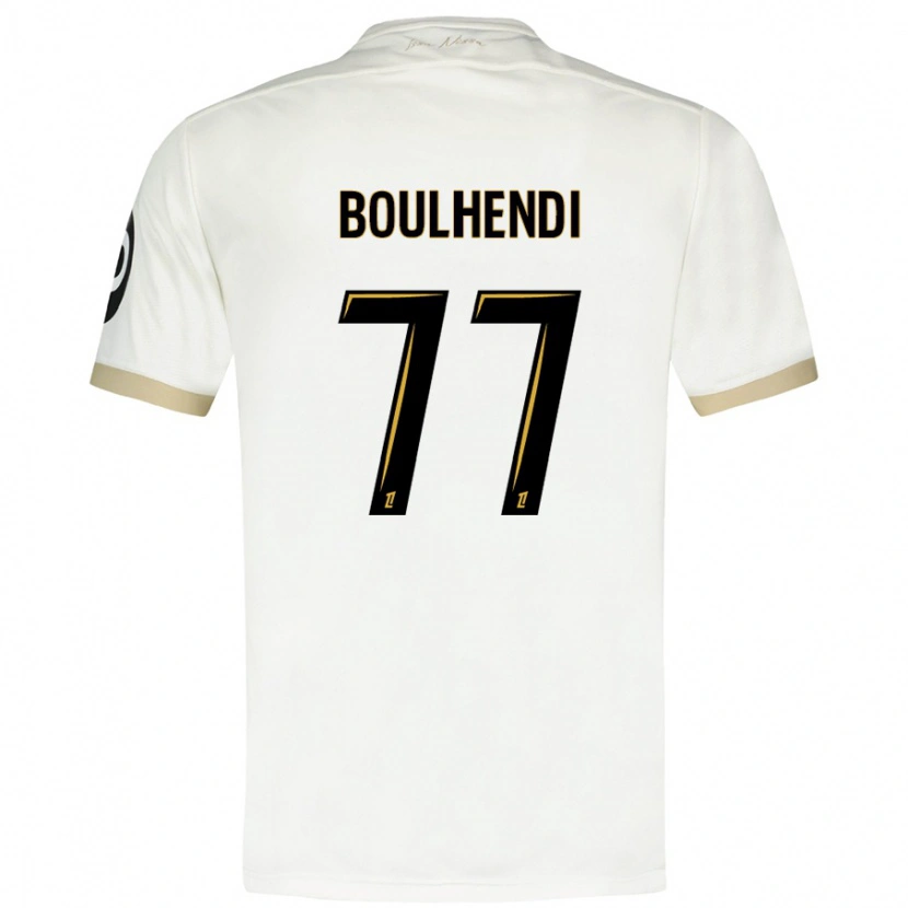 Danxen Kobiety Teddy Boulhendi #77 Biało-Złoty Wyjazdowa Koszulka 2024/25 Koszulki Klubowe