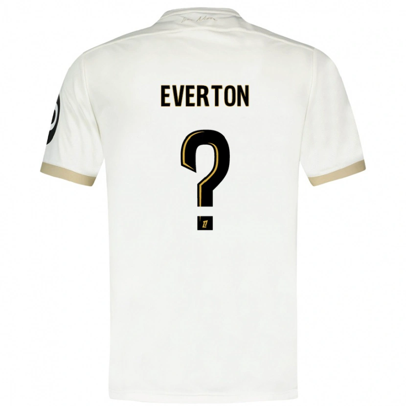 Danxen Kobiety Everton #0 Biało-Złoty Wyjazdowa Koszulka 2024/25 Koszulki Klubowe