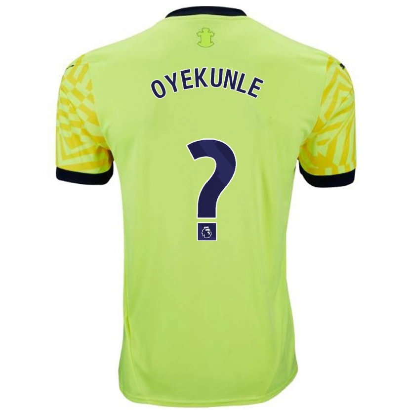 Danxen Kobiety Nicholas Oyekunle #0 Żółty Wyjazdowa Koszulka 2024/25 Koszulki Klubowe