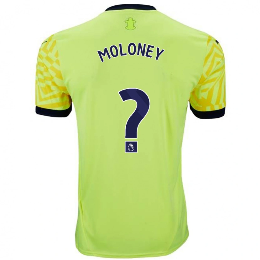 Danxen Kobiety George Moloney #0 Żółty Wyjazdowa Koszulka 2024/25 Koszulki Klubowe