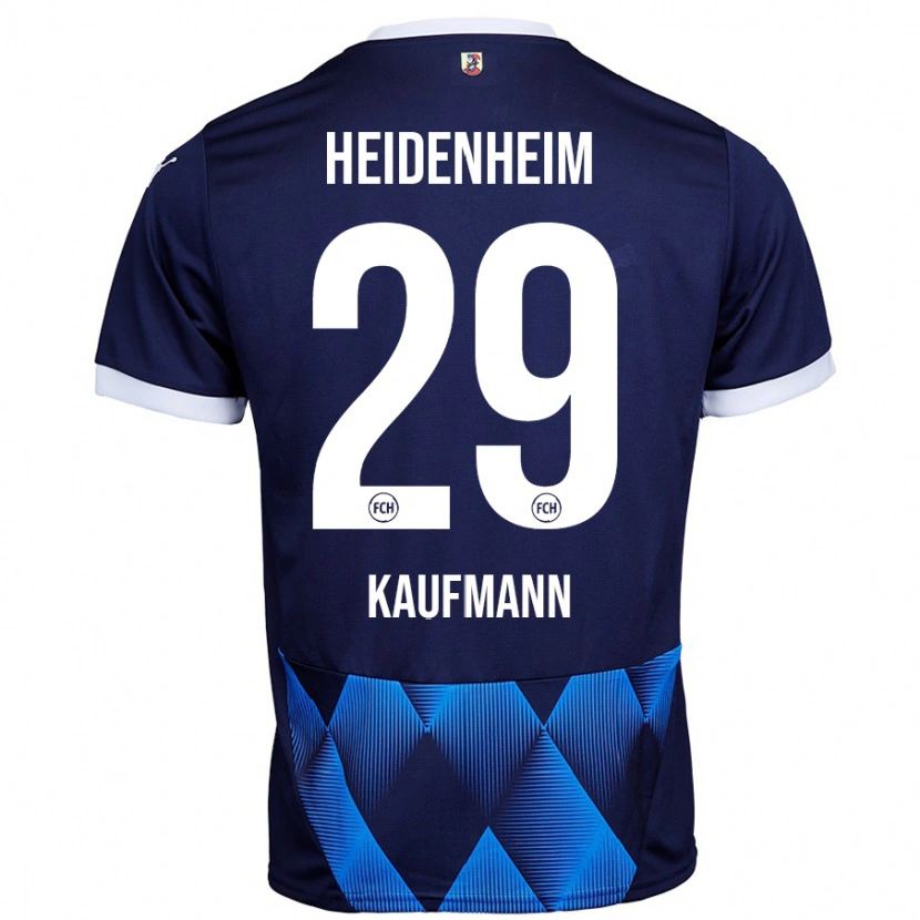 Danxen Kobiety Mikkel Kaufmann #29 Ciemny Granatowy Wyjazdowa Koszulka 2024/25 Koszulki Klubowe