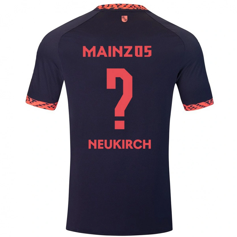 Danxen Kobiety Nico Neukirch #0 Niebieski Koralowy Czerwony Wyjazdowa Koszulka 2024/25 Koszulki Klubowe