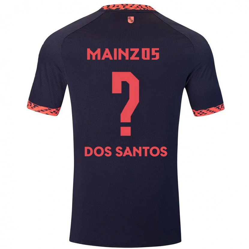 Danxen Kobiety Alexandre Tavares Dos Santos #0 Niebieski Koralowy Czerwony Wyjazdowa Koszulka 2024/25 Koszulki Klubowe