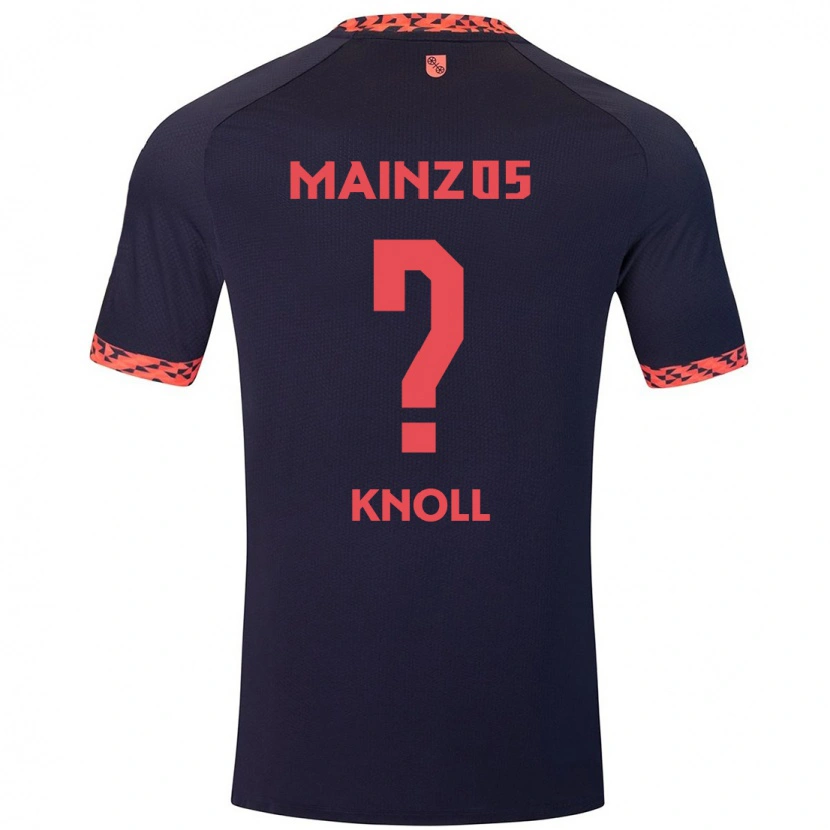 Danxen Kobiety Max Knoll #0 Niebieski Koralowy Czerwony Wyjazdowa Koszulka 2024/25 Koszulki Klubowe