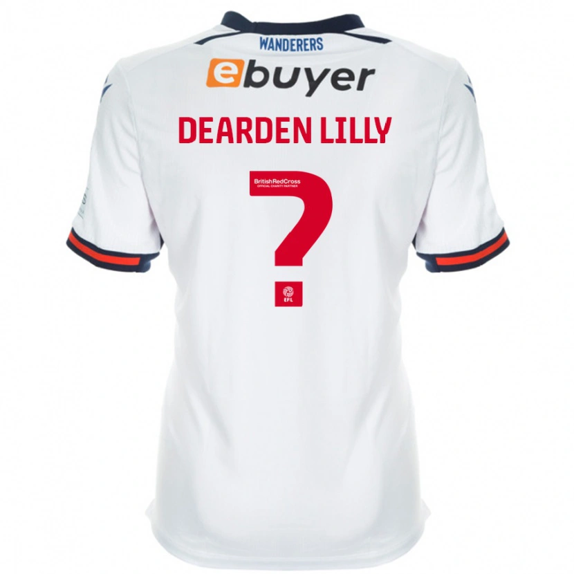 Danxen Dzieci Jessica Dearden-Lilly #0 Biały Domowa Koszulka 2024/25 Koszulki Klubowe