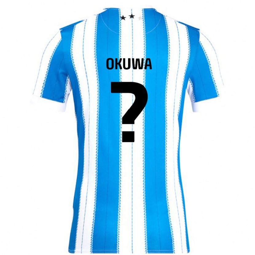 Danxen Dzieci Temi Okuwa #0 Niebieski Biały Domowa Koszulka 2024/25 Koszulki Klubowe