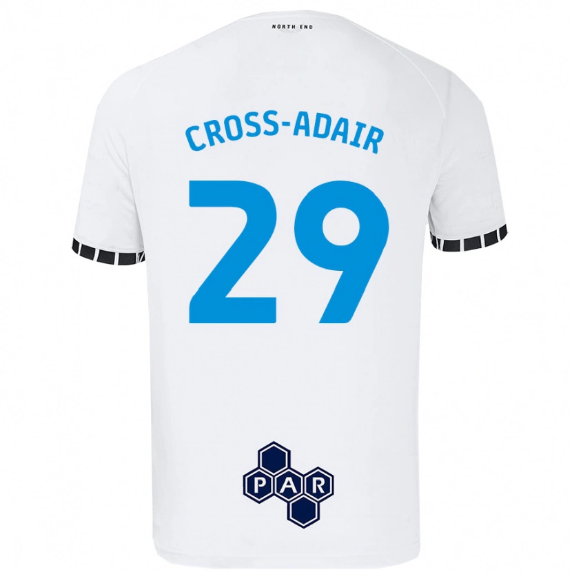 Danxen Dzieci Finlay Cross-Adair #29 Biały Domowa Koszulka 2024/25 Koszulki Klubowe