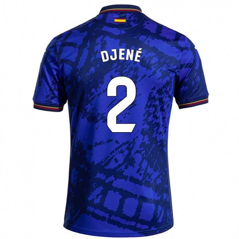 Danxen Dzieci Djené #2 Ciemniejszy Niebieski Domowa Koszulka 2024/25 Koszulki Klubowe