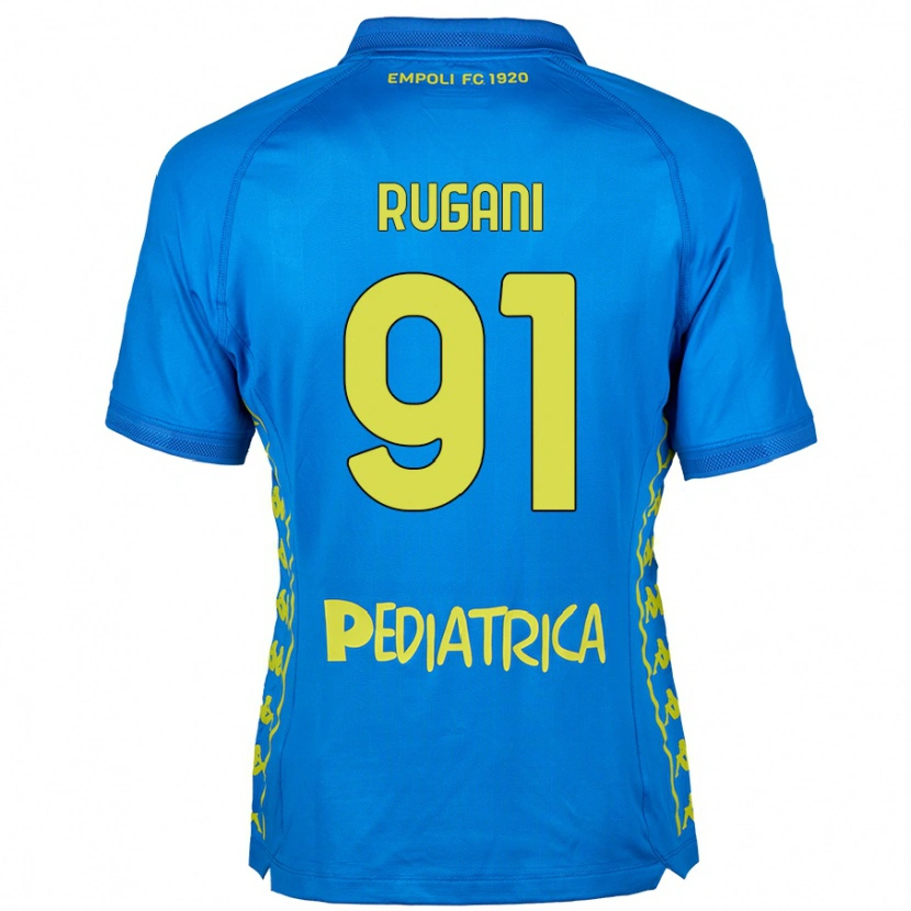 Danxen Dzieci Tommaso Rugani #91 Niebieski Domowa Koszulka 2024/25 Koszulki Klubowe