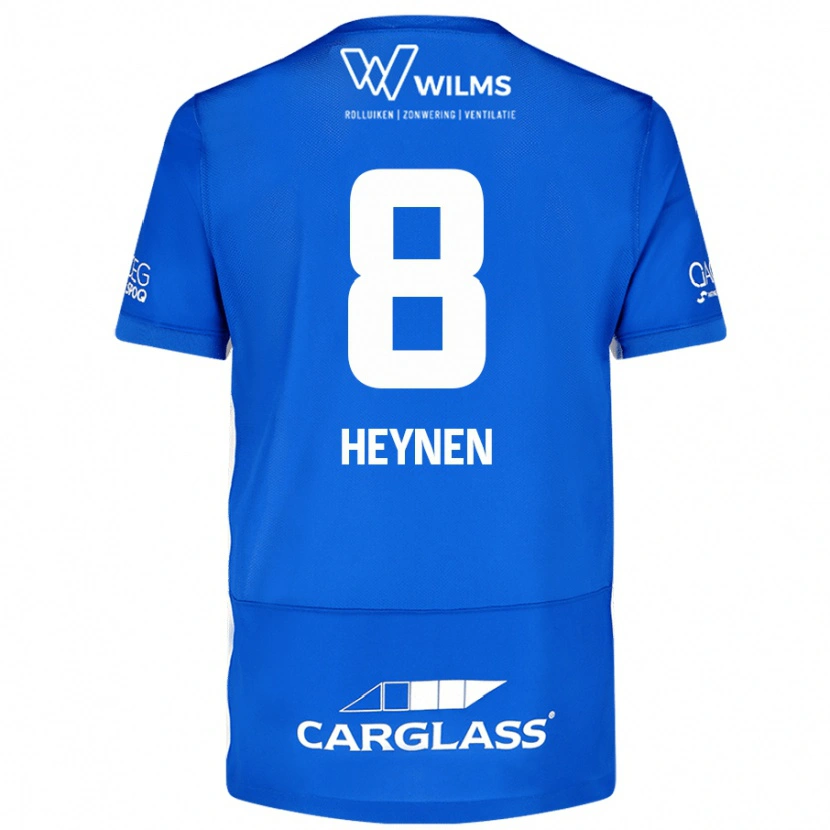 Danxen Dzieci Bryan Heynen #8 Niebieski Domowa Koszulka 2024/25 Koszulki Klubowe