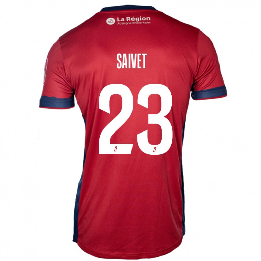 Danxen Dzieci Henri Saivet #23 Jasny Bordowy Domowa Koszulka 2024/25 Koszulki Klubowe
