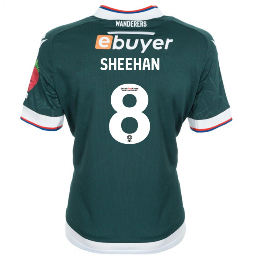 Danxen Dzieci Josh Sheehan #8 Ciemnozielony Wyjazdowa Koszulka 2024/25 Koszulki Klubowe