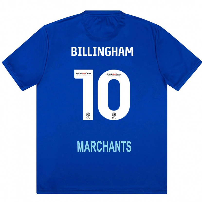 Danxen Dzieci Lily Billingham #10 Zielony Wyjazdowa Koszulka 2024/25 Koszulki Klubowe