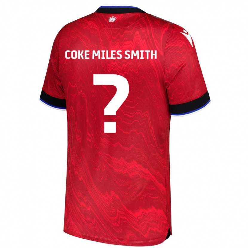 Danxen Dzieci Kiyan Coke Miles Smith #0 Czerwony Czarny Wyjazdowa Koszulka 2024/25 Koszulki Klubowe