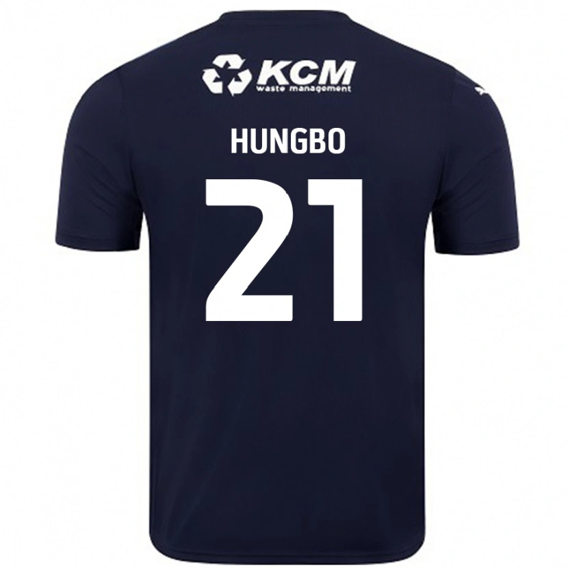 Danxen Dzieci Joseph Hungbo #21 Granatowy Wyjazdowa Koszulka 2024/25 Koszulki Klubowe
