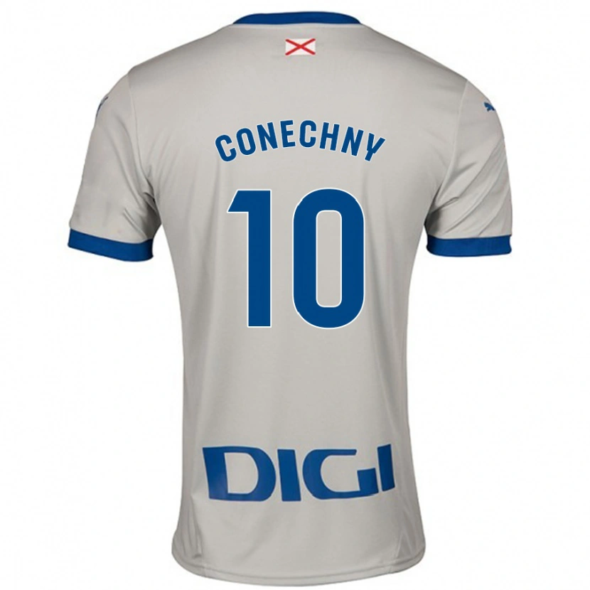 Danxen Dzieci Tomás Conechny #10 Jasnoszary Wyjazdowa Koszulka 2024/25 Koszulki Klubowe