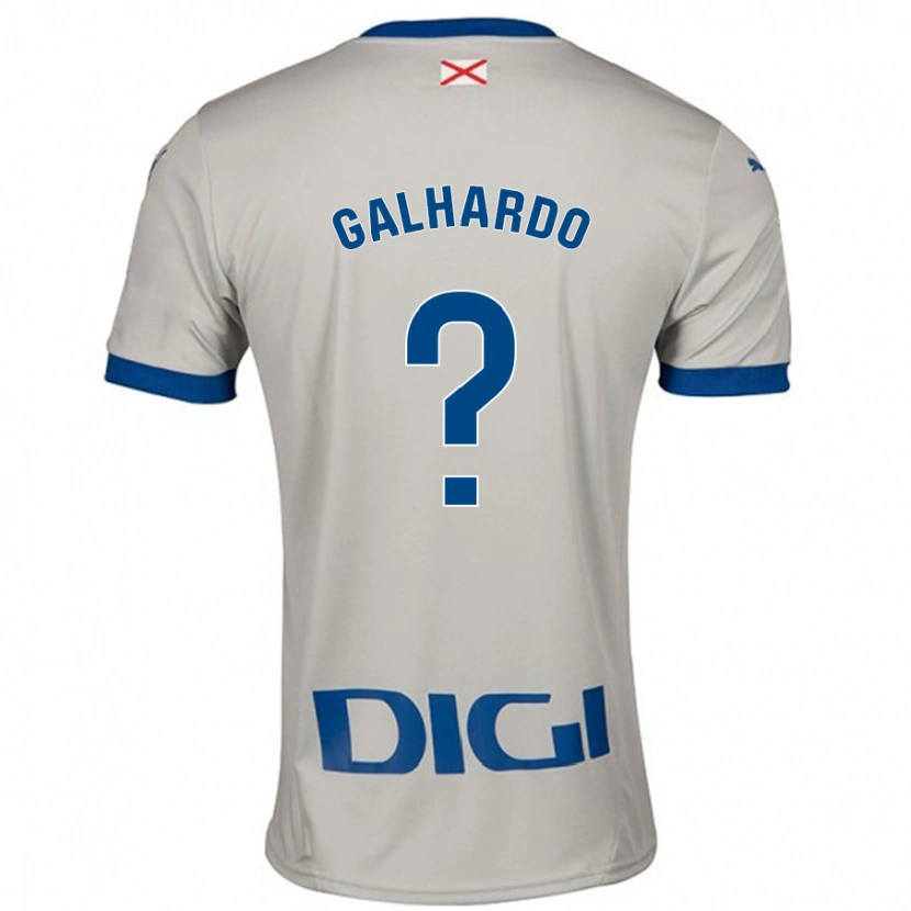 Danxen Dzieci Tiago Galhardo #0 Jasnoszary Wyjazdowa Koszulka 2024/25 Koszulki Klubowe
