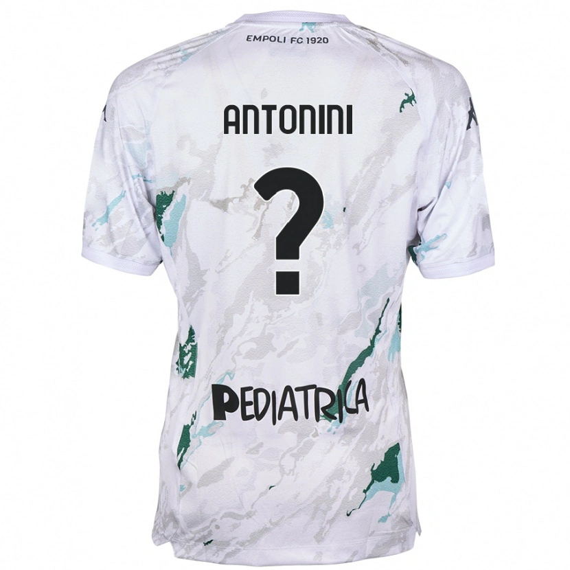 Danxen Dzieci Diego Antonini #0 Szary Wyjazdowa Koszulka 2024/25 Koszulki Klubowe