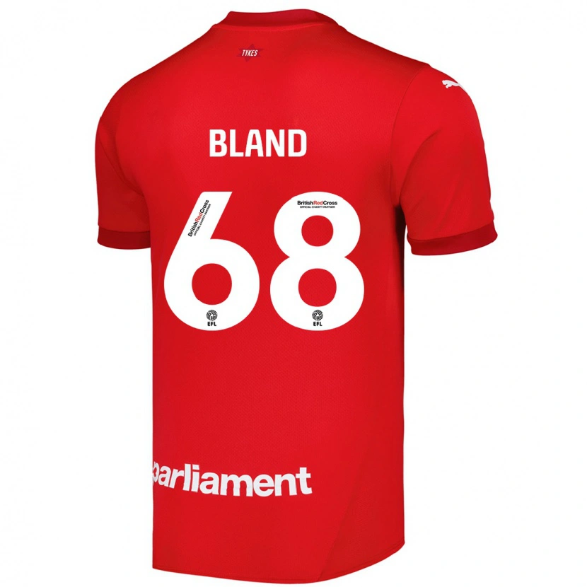 Danxen Męski Jonathan Bland #68 Czerwony Domowa Koszulka 2024/25 Koszulki Klubowe