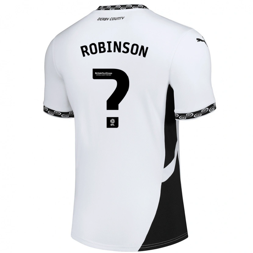 Danxen Męski Keilen Robinson #0 Biały Czarny Domowa Koszulka 2024/25 Koszulki Klubowe