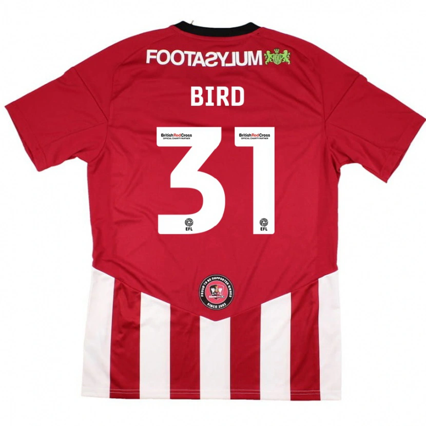 Danxen Męski Jay Bird #31 Czerwony Biały Domowa Koszulka 2024/25 Koszulki Klubowe
