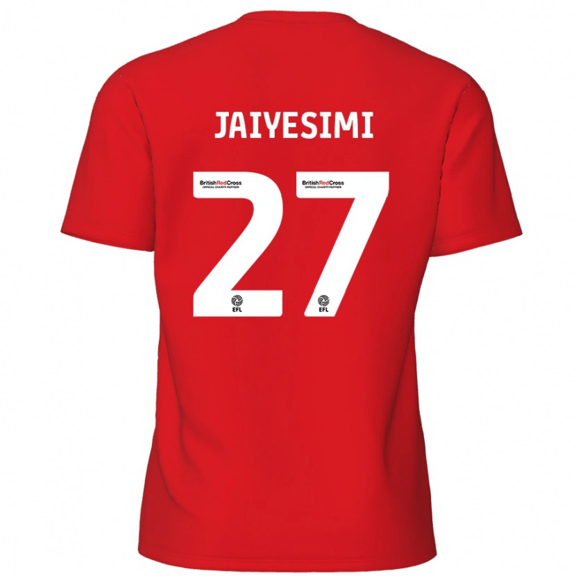 Danxen Męski Diallang Jaiyesimi #27 Czerwony Domowa Koszulka 2024/25 Koszulki Klubowe