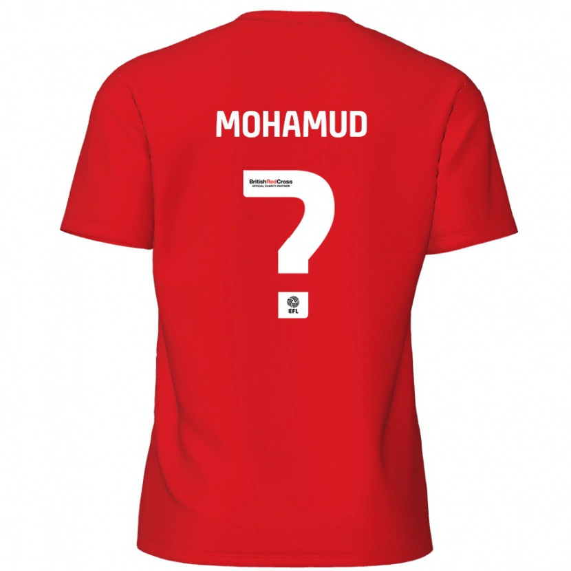 Danxen Męski Abdi Mohamud #0 Czerwony Domowa Koszulka 2024/25 Koszulki Klubowe