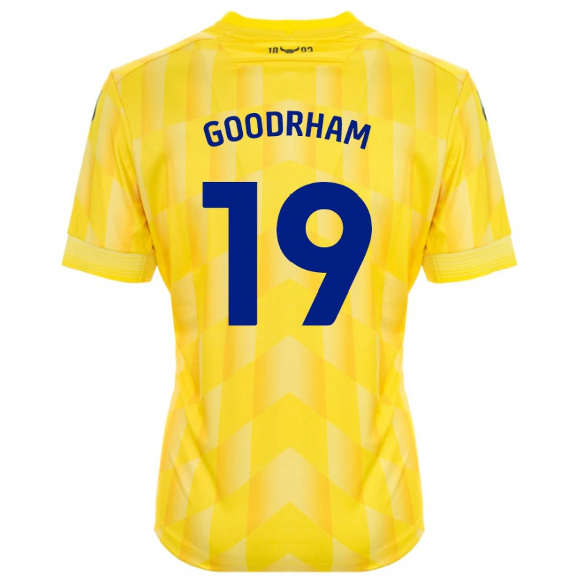 Danxen Męski Tyler Goodrham #19 Żółty Domowa Koszulka 2024/25 Koszulki Klubowe