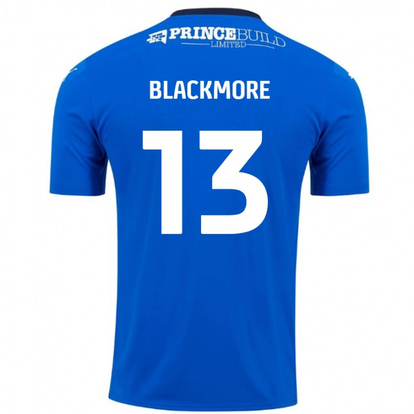 Danxen Męski Will Blackmore #13 Niebieski Biały Domowa Koszulka 2024/25 Koszulki Klubowe