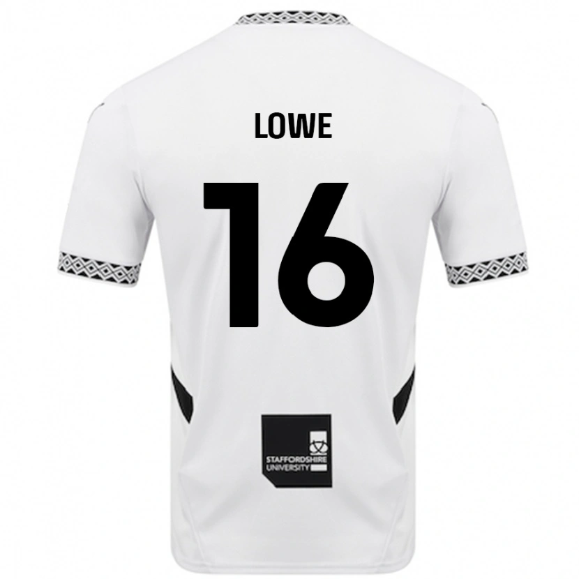 Danxen Męski Jason Lowe #16 Biały Domowa Koszulka 2024/25 Koszulki Klubowe