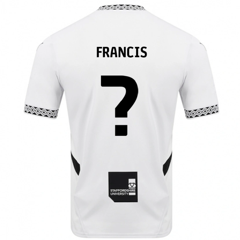 Danxen Męski Louis Francis #0 Biały Domowa Koszulka 2024/25 Koszulki Klubowe