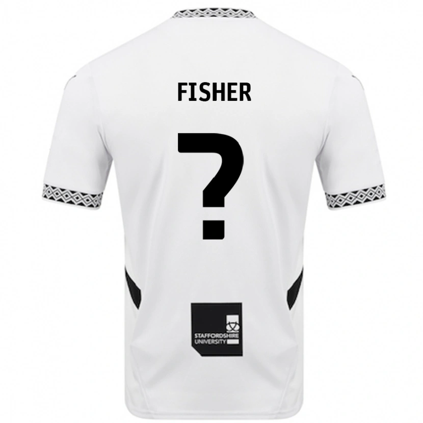 Danxen Męski Elijah Fisher #0 Biały Domowa Koszulka 2024/25 Koszulki Klubowe