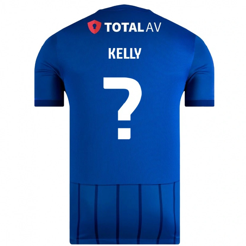 Danxen Męski Liam Kelly #0 Niebieski Domowa Koszulka 2024/25 Koszulki Klubowe
