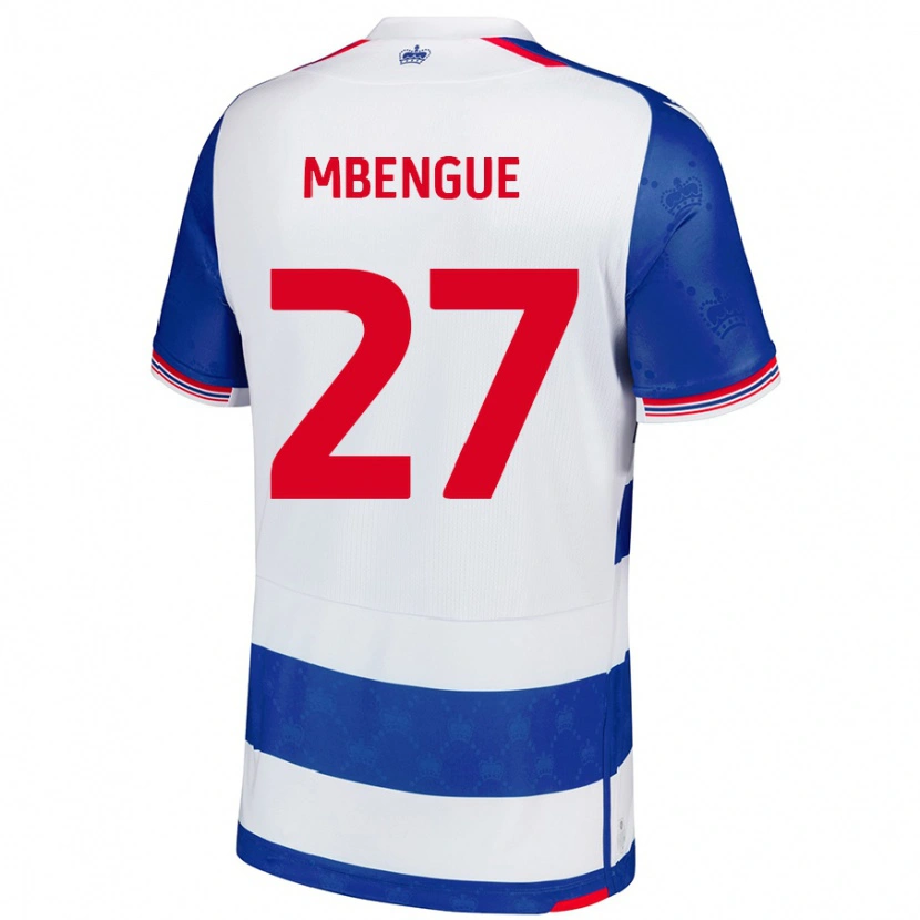 Danxen Męski Amadou Salif Mbengue #27 Niebieski Biały Domowa Koszulka 2024/25 Koszulki Klubowe