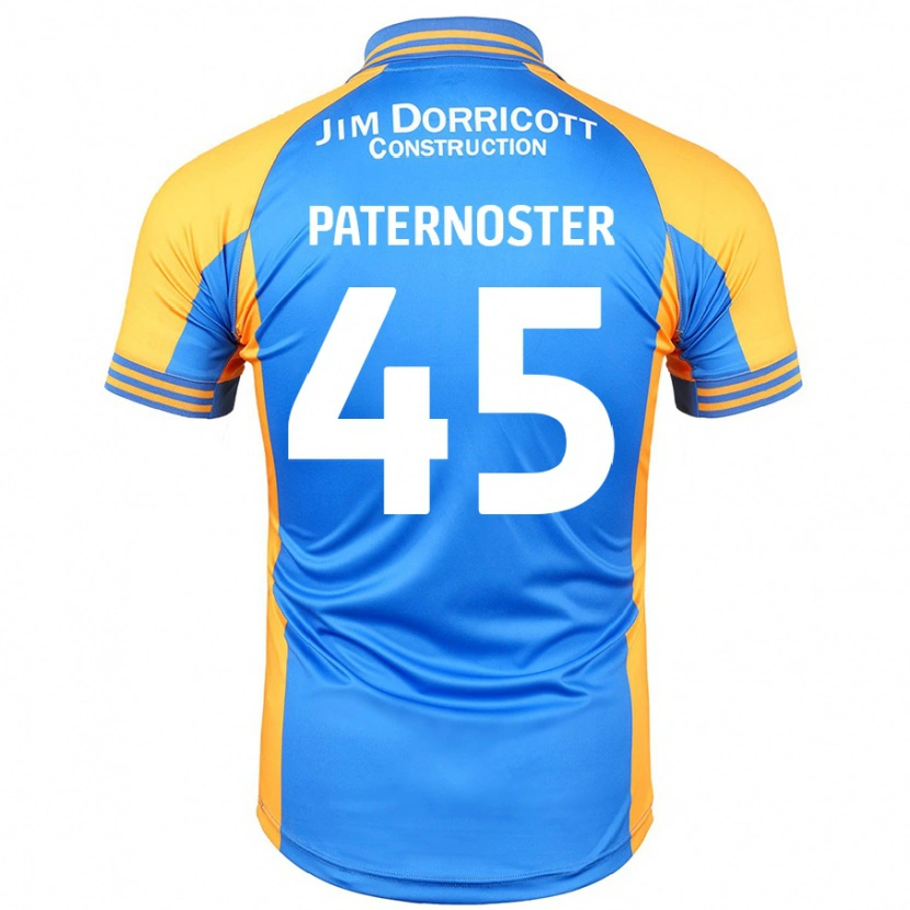 Danxen Męski Vladimir Paternoster #45 Niebieski Bursztynowy Domowa Koszulka 2024/25 Koszulki Klubowe
