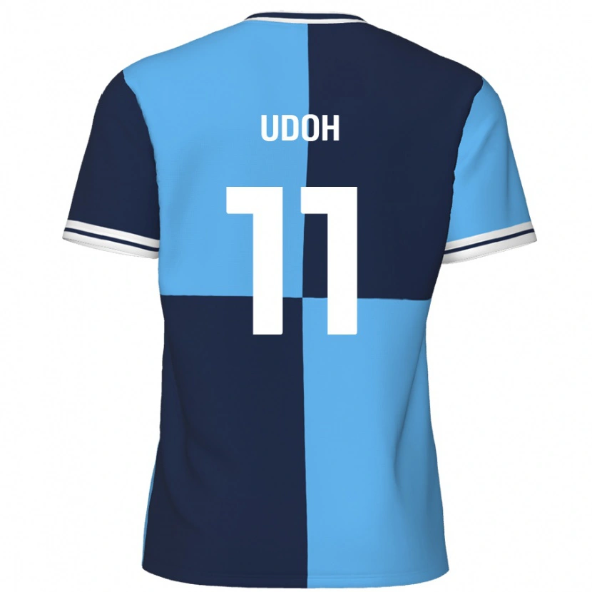 Danxen Męski Daniel Udoh #11 Niebieski Ciemnoniebieski Domowa Koszulka 2024/25 Koszulki Klubowe