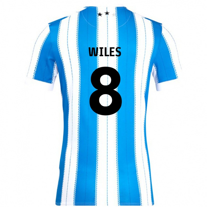 Danxen Męski Ben Wiles #8 Niebieski Biały Domowa Koszulka 2024/25 Koszulki Klubowe