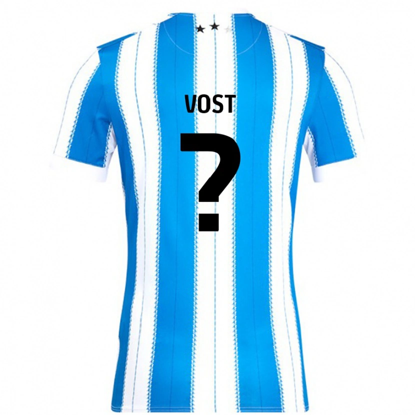 Danxen Męski Daniel Vost #0 Niebieski Biały Domowa Koszulka 2024/25 Koszulki Klubowe