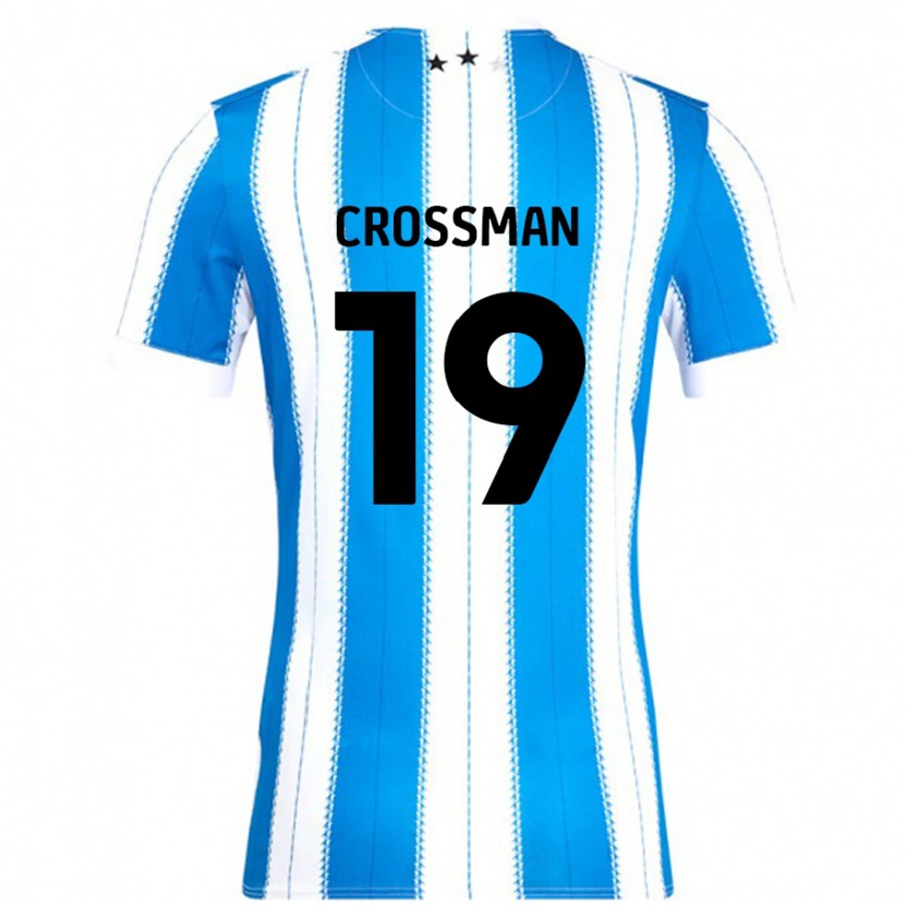 Danxen Męski Paige Crossman #19 Niebieski Biały Domowa Koszulka 2024/25 Koszulki Klubowe