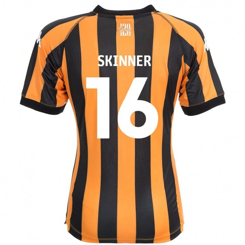 Danxen Męski Harley Skinner #16 Czarny Bursztynowy Domowa Koszulka 2024/25 Koszulki Klubowe