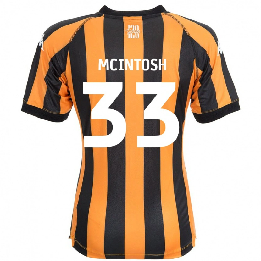 Danxen Męski Lucy Mcintosh #33 Czarny Bursztynowy Domowa Koszulka 2024/25 Koszulki Klubowe