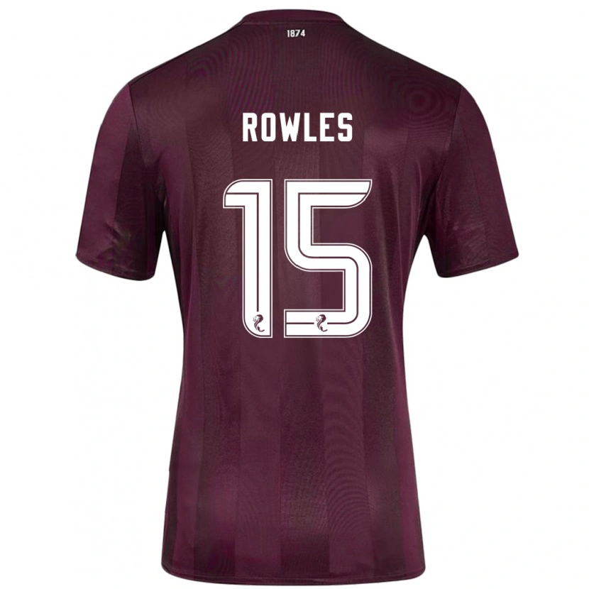 Danxen Męski Kye Rowles #15 Burgundowy Domowa Koszulka 2024/25 Koszulki Klubowe