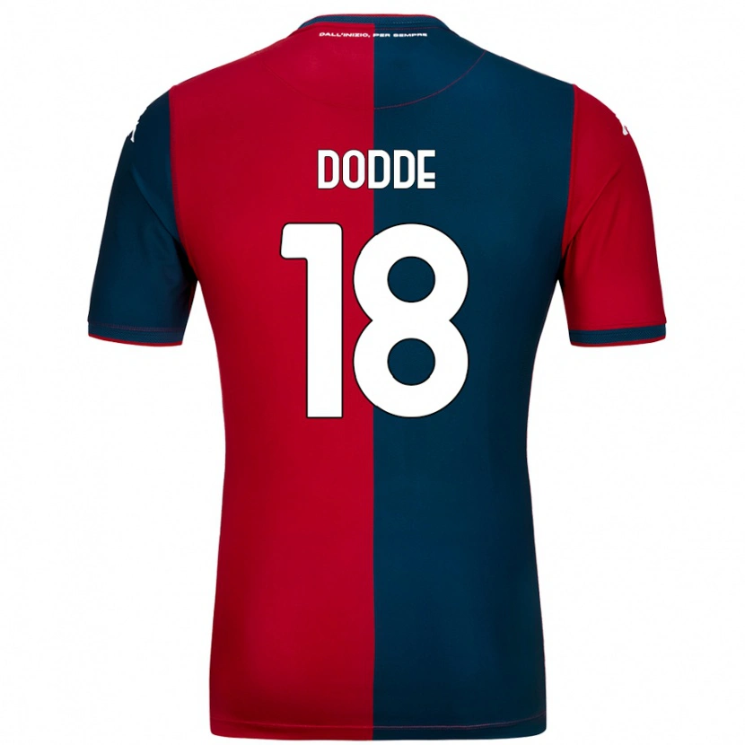 Danxen Męski Filippo Dodde #18 Czerwony Ciemnoniebieski Domowa Koszulka 2024/25 Koszulki Klubowe