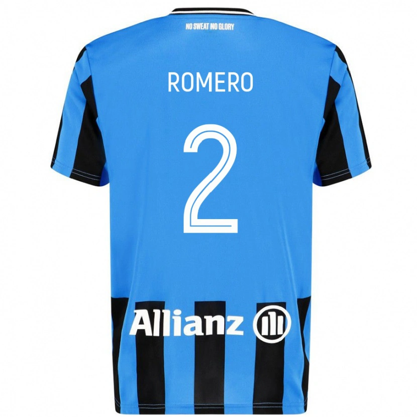 Danxen Męski Zaid Romero #2 Niebieski Czarny Domowa Koszulka 2024/25 Koszulki Klubowe